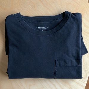 Carhartt WIP Black Longsleeve Cotton T-Shirt